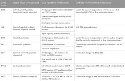 Recent progress in targeted therapy for non-small cell lung cancer